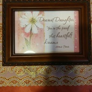 Wooden Cottage Garden Jewelry Musical Box